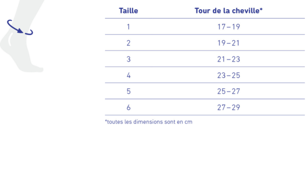 Bauerfeind Achillotrain Pro Guide Des Tailles