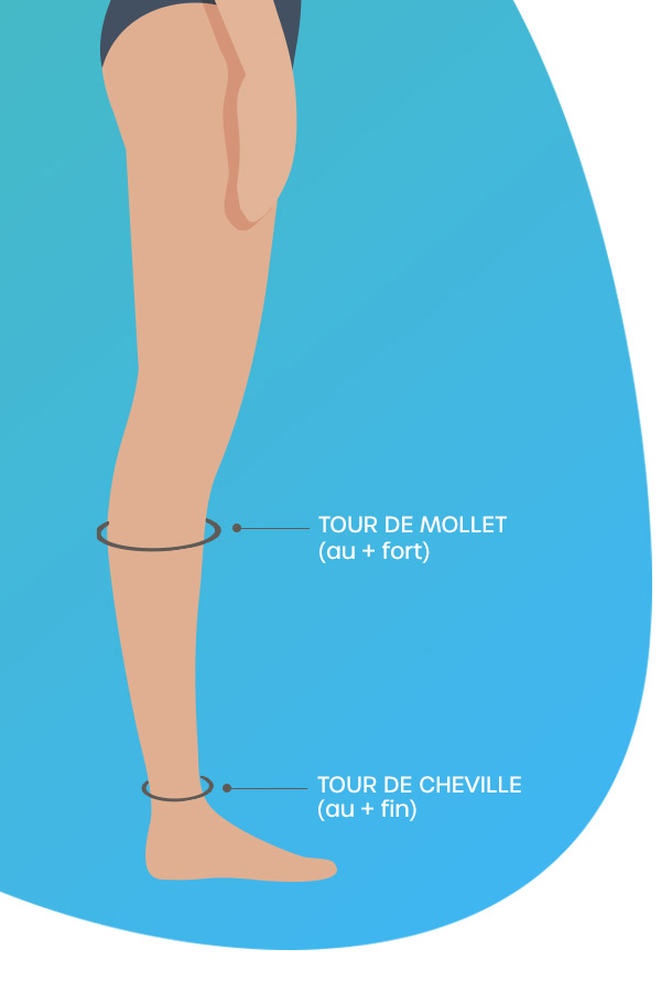 chaussette taille f