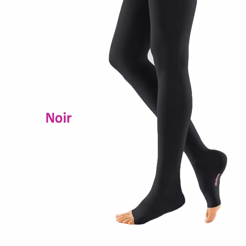 Collant de contention MEDI Elegance classe2 femme pied ouvert pour lymphoedeme – Image 3
