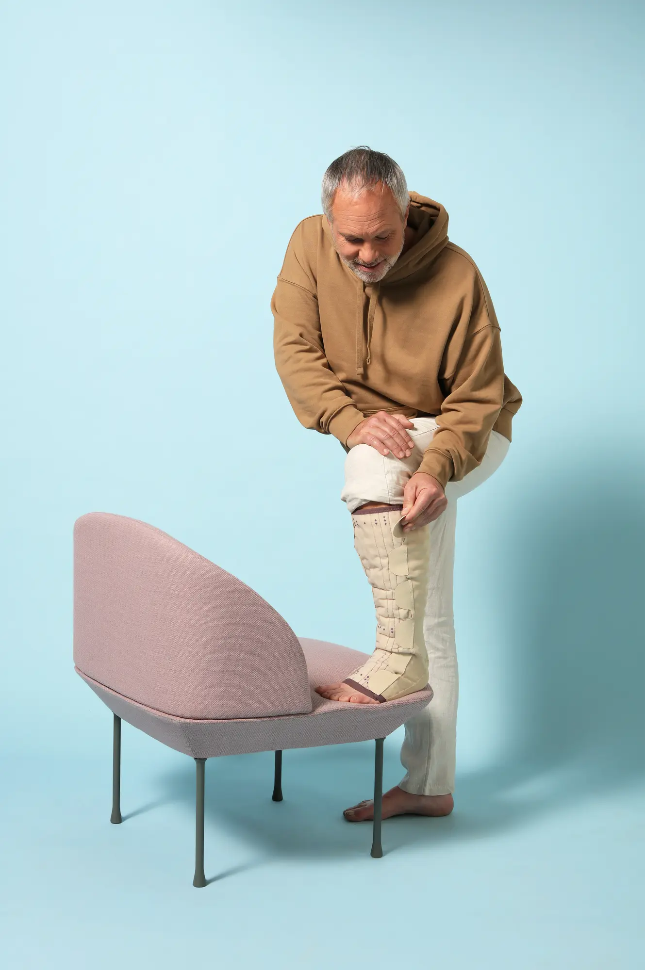 Chaussette Mobiderm Autofit Thuasne pour œdème du pied-mollet – Image 2