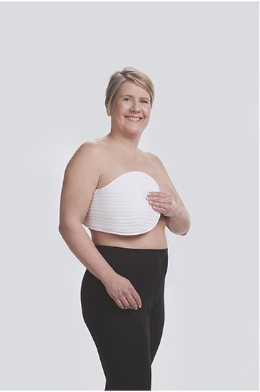 pad pour le sein softcompress juzo porté